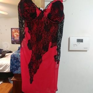 Frederick of Hollwood babydoll sexy lingerie XL